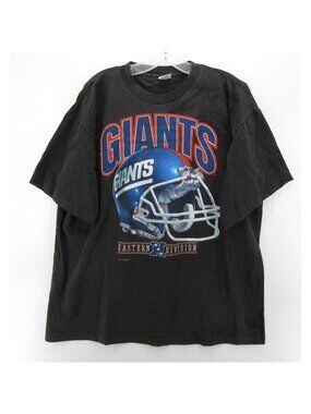 VINTAGE New York Giants Shirt Large Salem Sportswear 1993 NFL NFC USA